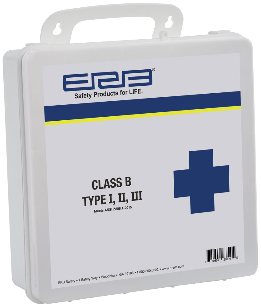 Class B Type I, II, III Plastic First Aid Kit