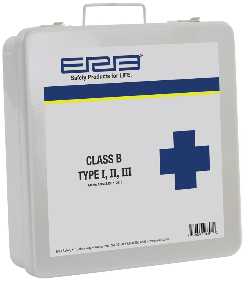 Class A Type I, II Metal Unitized First Aid Kit