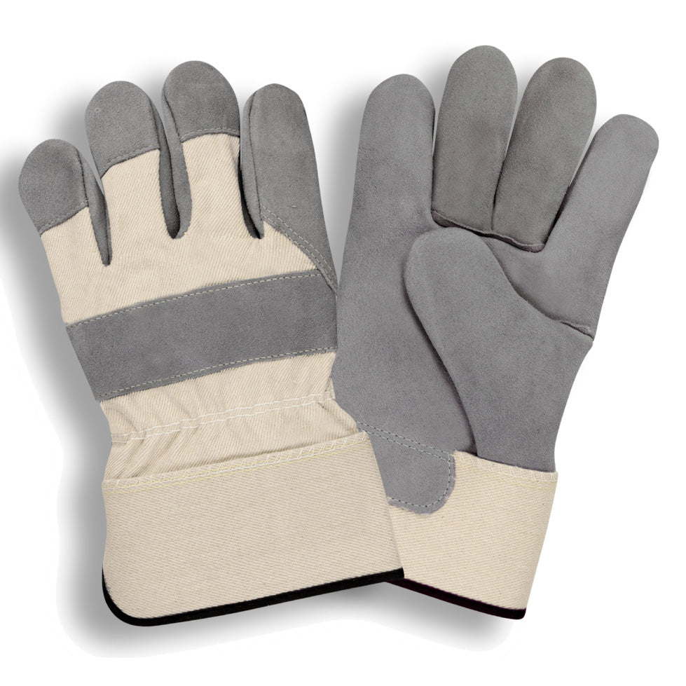 Cordova Heavy Side Split Cowhide Leather KEVLAR® Gloves, Double Chrome Tanned, Rubberized Safety Cuff (Dozen)