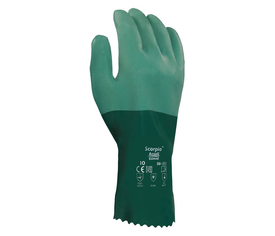 Scorpio Neoprene Immersion Gloves, 12 Inch Gauntlet Cuff, 55-MIL (Dozen)