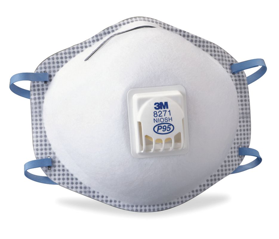 3M P95 Valved Respirators, Full Face Seal