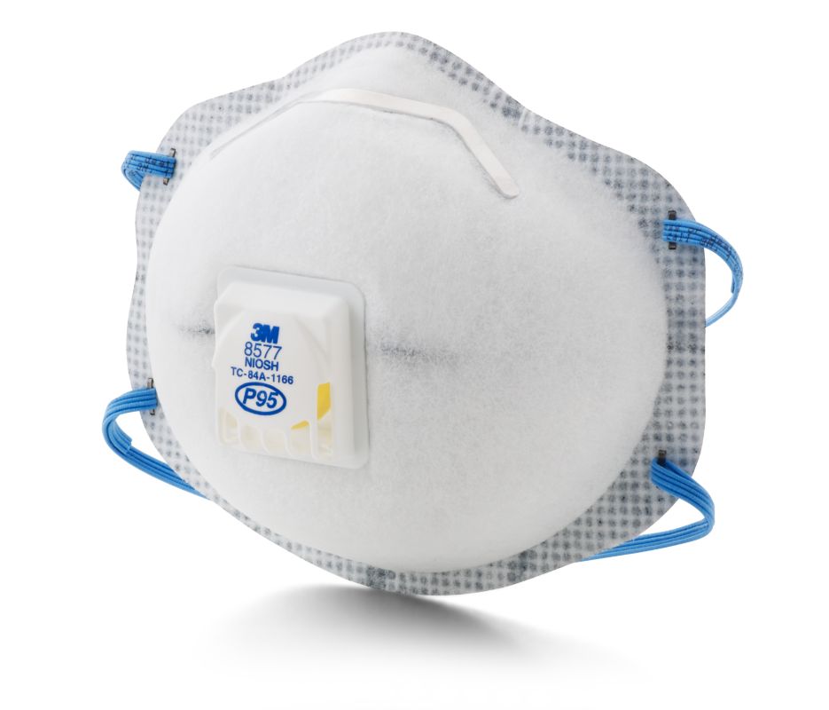3M P95 Valved Respirators, Organic Vapor Relief