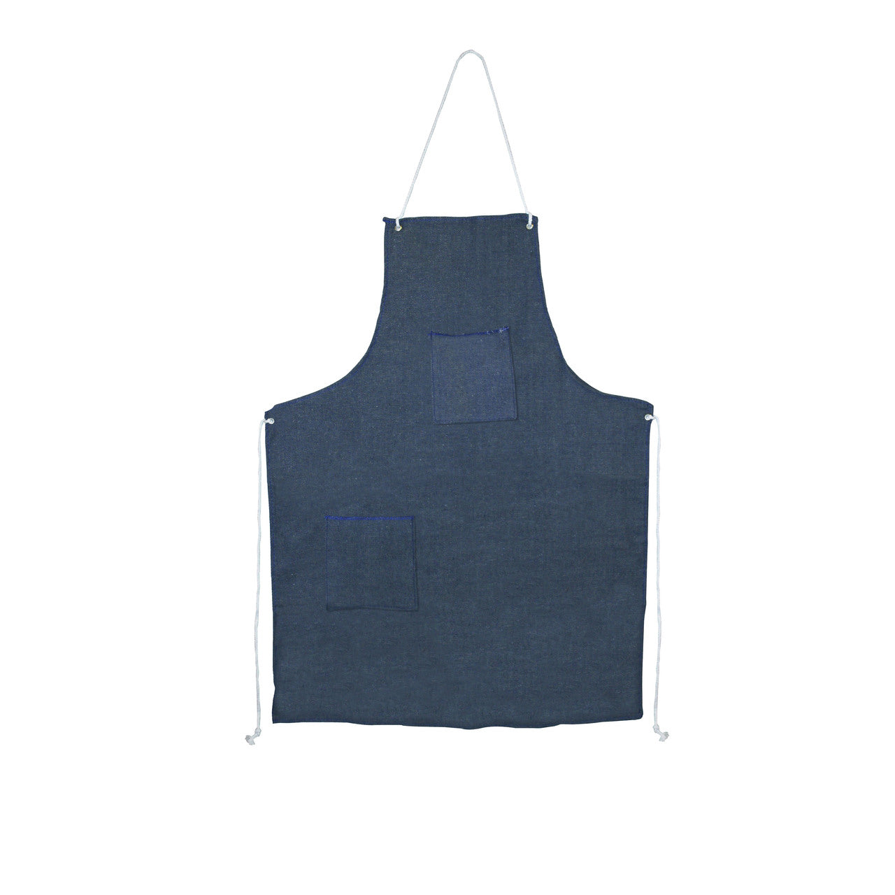 Denim Apron with Grommets and Ties, 28" x 36"