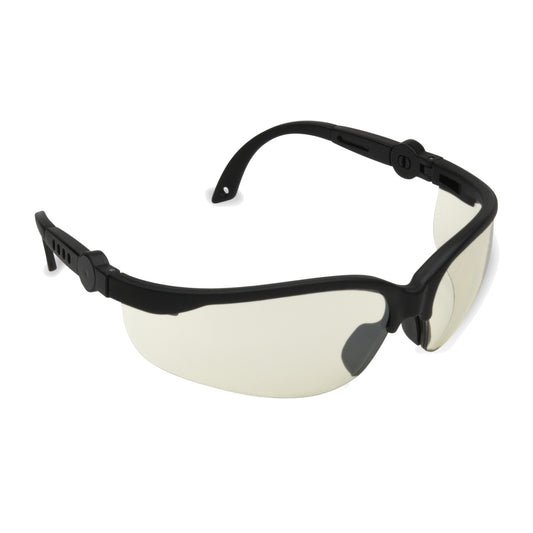 AKITA™ Safety Glasses, Black with Indoor/Outdoor Lens