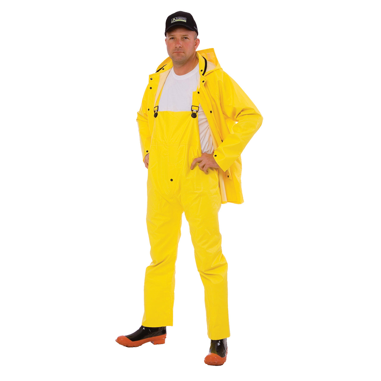 Cordova STORMFRONT 3-Piece Vented Rain Suit, .35mm Fabric, Yellow