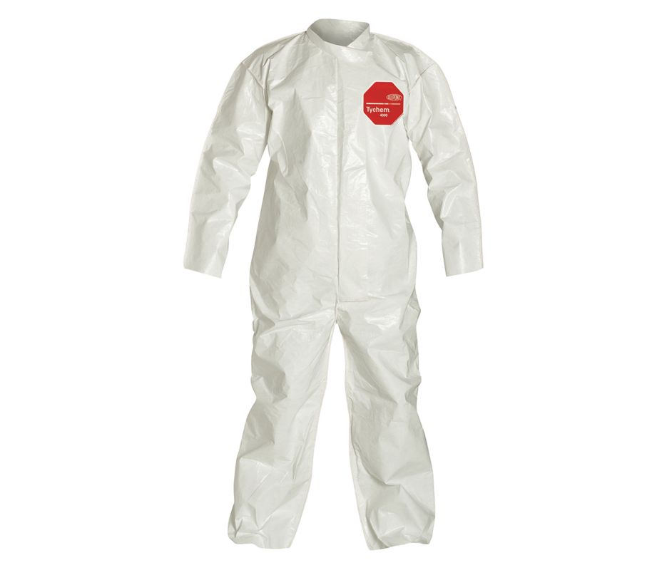 Dupont Tychem SL Coveralls, Open Wrists and Ankels