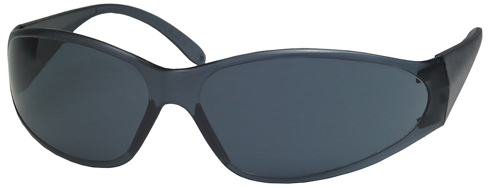 BOAS Original Safety Glasses, Gray Frame with Gray Lens (Case of 144)