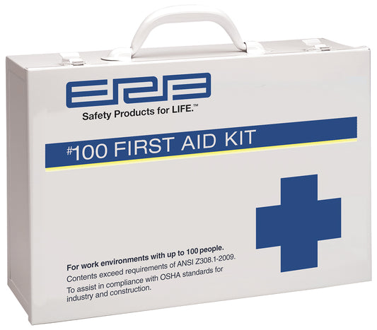 100 Person Premium Metal First Aid Kit - 100 ANSI