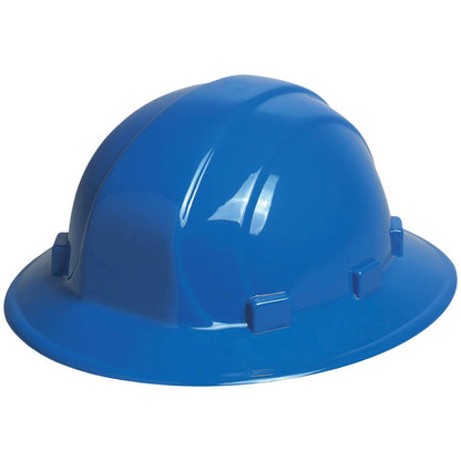 OMEGA II Full Brim Hard Hat, 6-Point Ratchet Suspension (Case of 12)