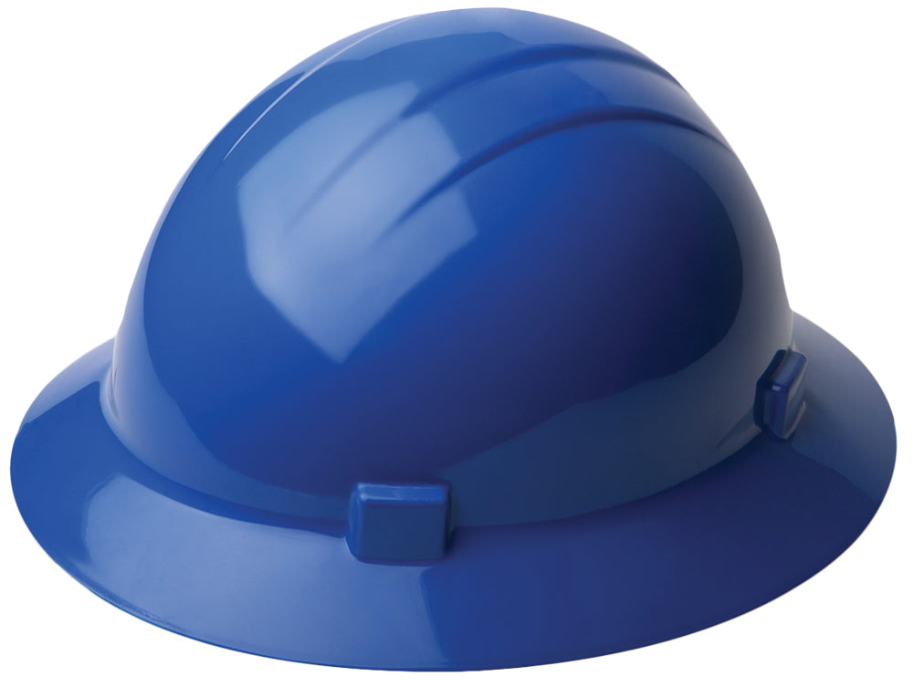 AMERICANA 360 Full Brim Hard Hat, 4-Point Ratchet Suspension