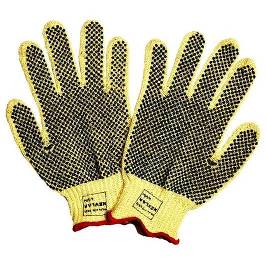 Cordova 100% Kevlar® PVC Dotted Gloves, 7-Gauge, Cut Level 3 (Dozen)