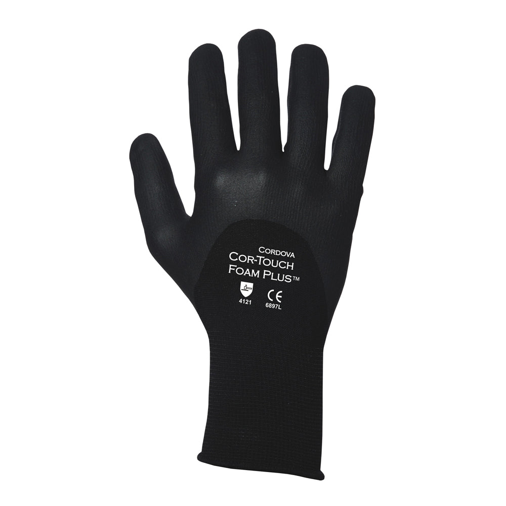 Cordova COR-TOUCH FOAM PLUS™ Nitrile Coated Machine Knit Gloves, 13-Gauge, 3/4 Coating (Dozen)