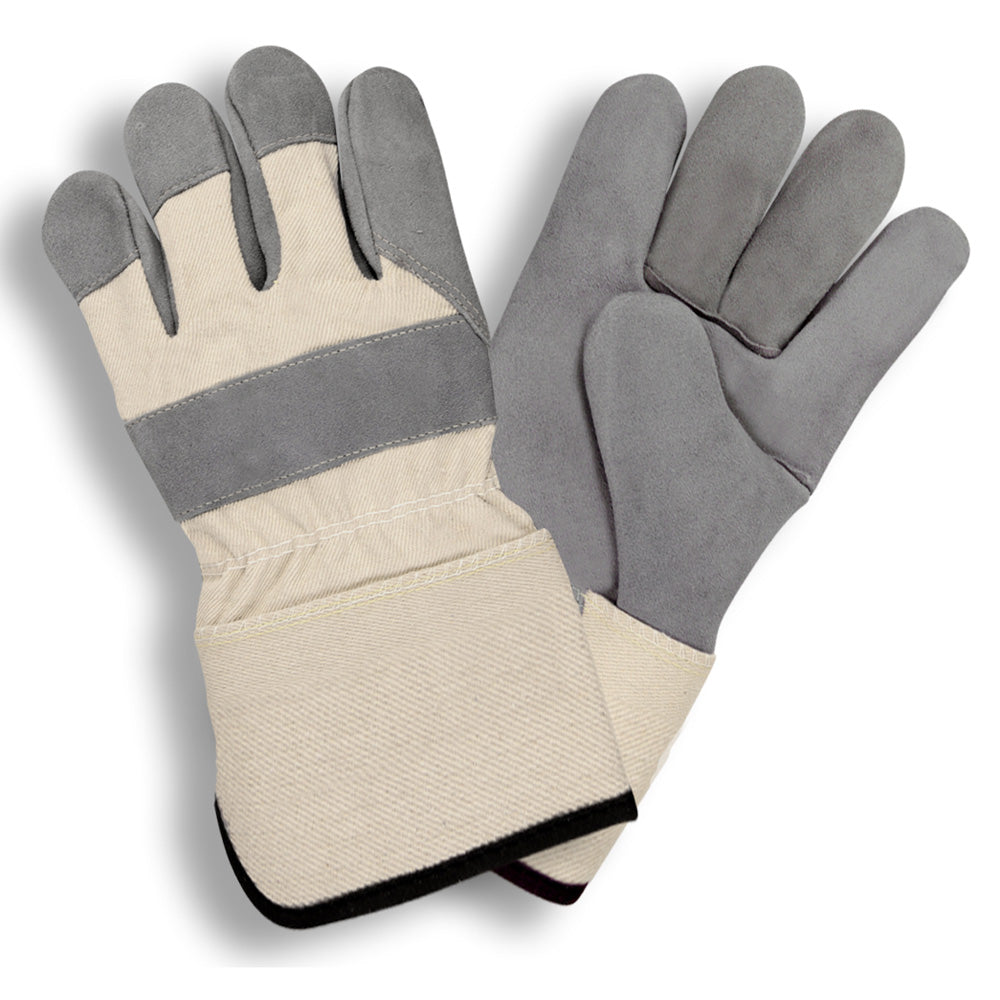 Cordova TUF-COR™ Side Split Cowhide Leather KEVLAR® Gloves, Rubberized Gauntlet Cuff (Dozen)