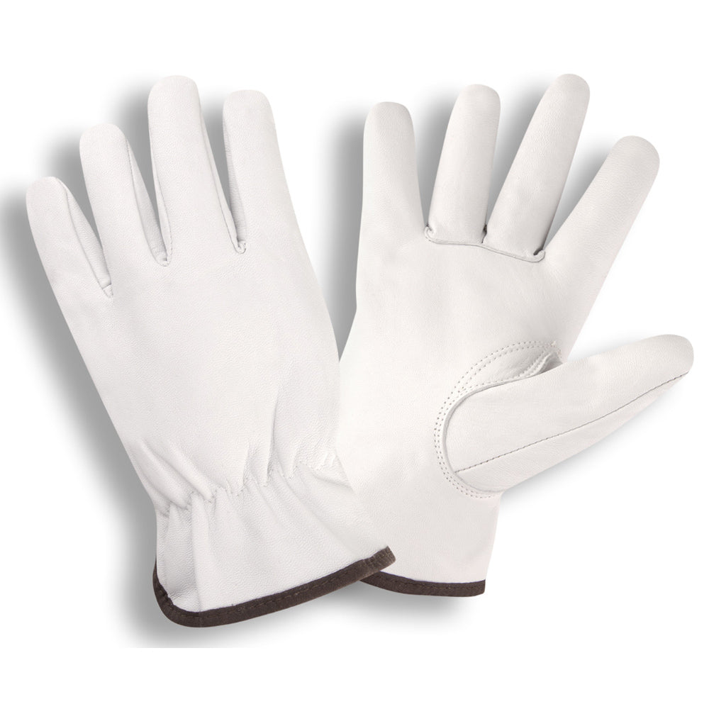 Cordova Premium Goatskin Leather Drivers Gloves, Unlined, Elastic Back, Keystone Thumb (Dozen)