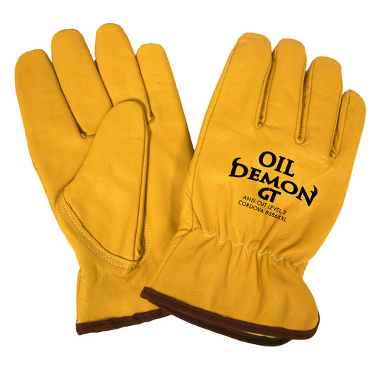 Cordova OIL DEMON GT™ Goatskin Leather Drivers Gloves, Kevlar® Lined, Keystone Thumb, Cut Level 3 (Dozen)