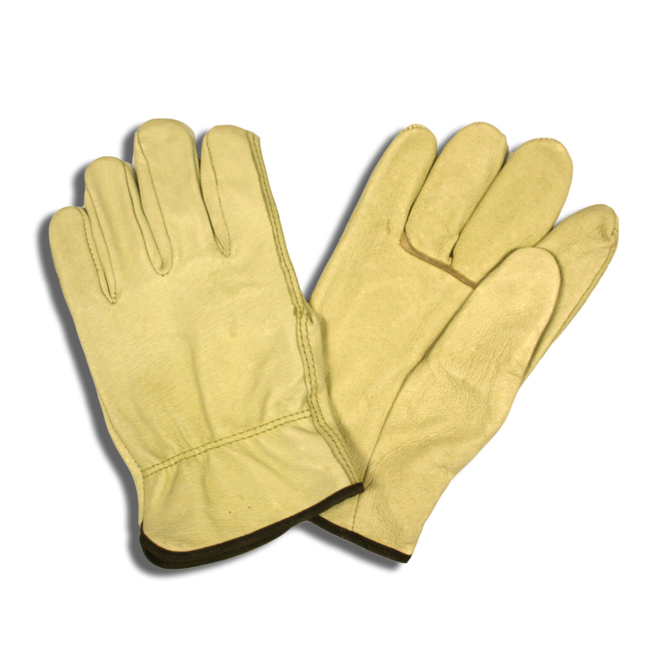 Cordova Standard Pigskin Leather Drivers Gloves, Unlined, Elastic Back, Straight Thumb (Dozen)