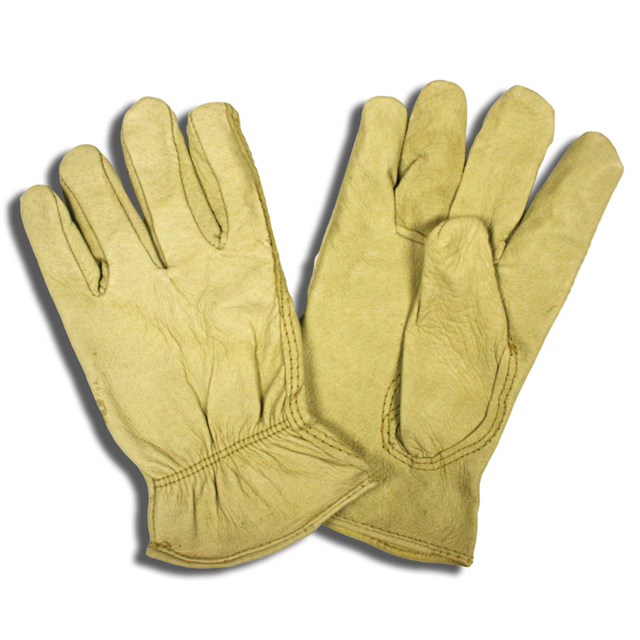 Cordova Select Pigskin Leather Drivers Gloves, Unlined, Elastic Back, Keystone Thumb (Dozen)