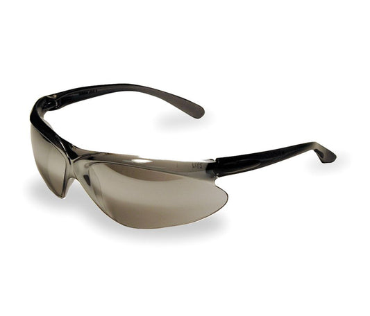 UVEX A400 Series Safety Glasses, Gray Frame, Silver Mirror Hardcoated Lens