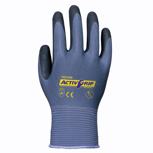 Cordova TOWA® ActivGrip™ Nitrile Coated Gloves, 13-Gauge, Nylon Shell, Purple (Dozen)