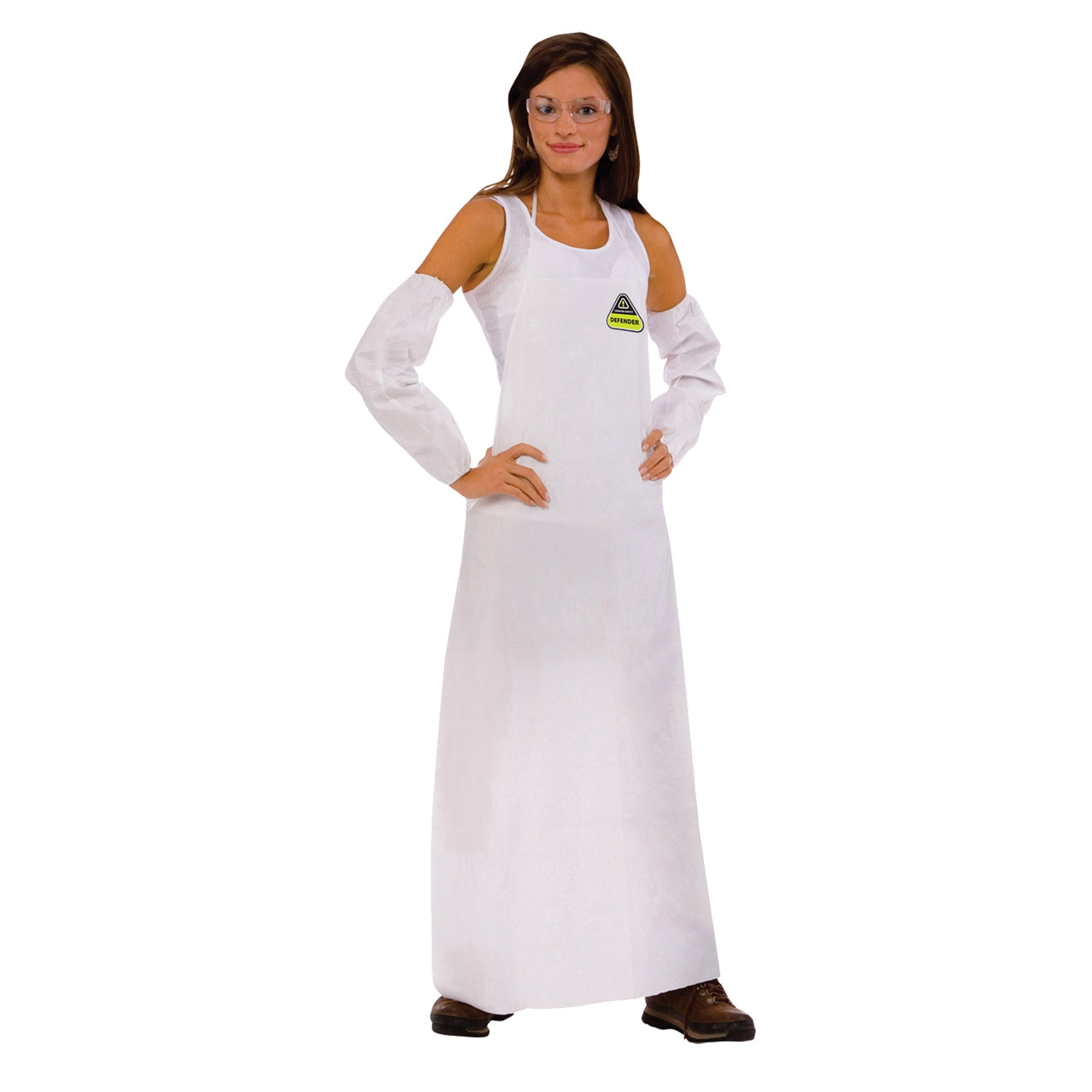 Cordova DEFENDER™ White Microporous Aprons , 28" X 46"