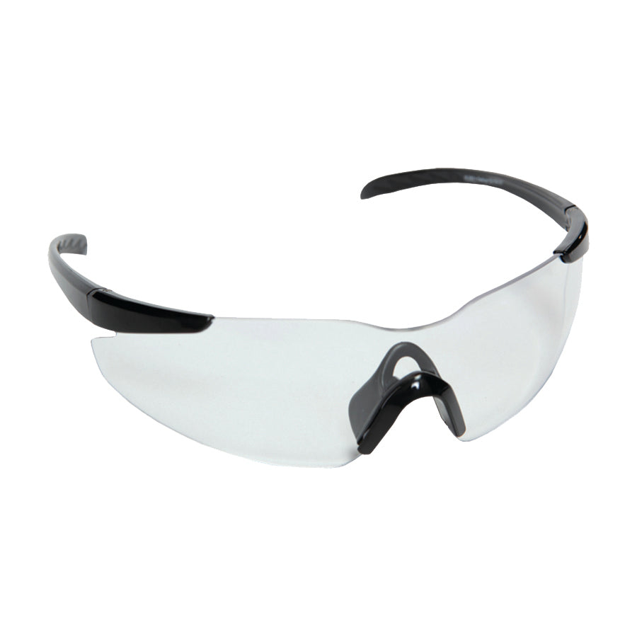 Cordova OPTICOR™ Safety Glasses, Black Frame, TPR Nose Piece & Temples (Pair)