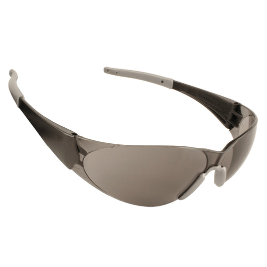 DOBERMAN™ Safety Glasses, Gel Nose Piece, Temple Sleeves, Gray Lens