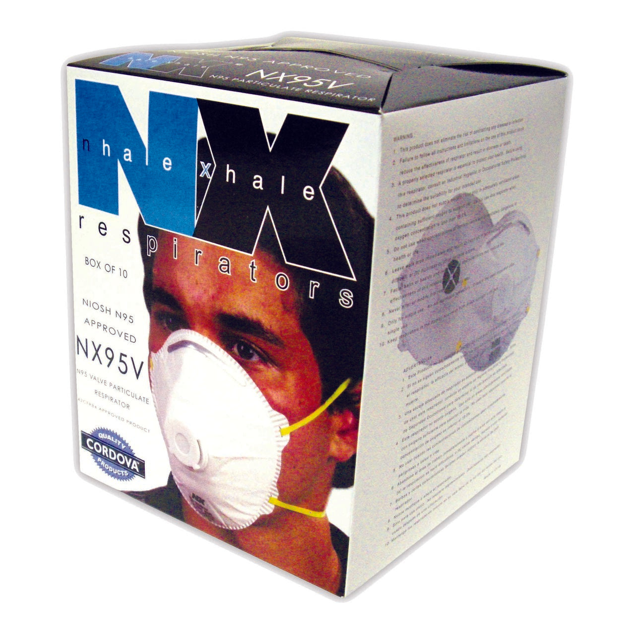 N95 Particulate Respirator, Valved (Case of 120)