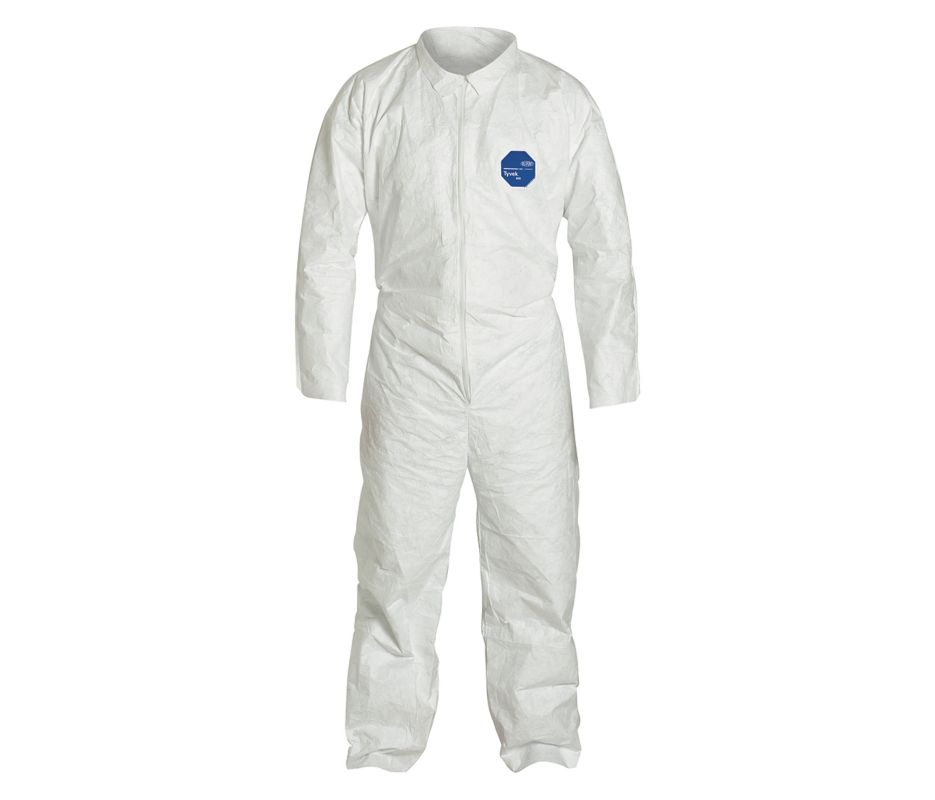 Tyvek TY Coveralls, Collar, Open Wrists and Ankles