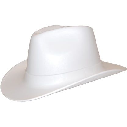 Occunomix Vulcan Cowboy Hard Hat, 6-Point Ratchet Suspension, White