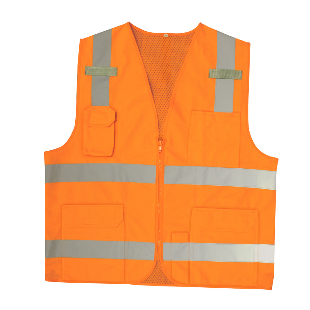 Cordova Class II Surveyors Vest, 2-Inch Reflective Stripes