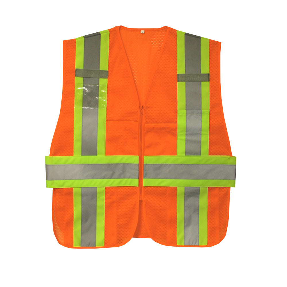 Cordova Class II Expandable Mesh Vest, Two-Tone Trim/Reflective Stripes